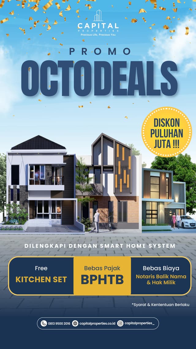Promo Rumah Baru di Purwokerto! Dapatkan Diskon Perumahan Besar-Besaran dari Capital Properties